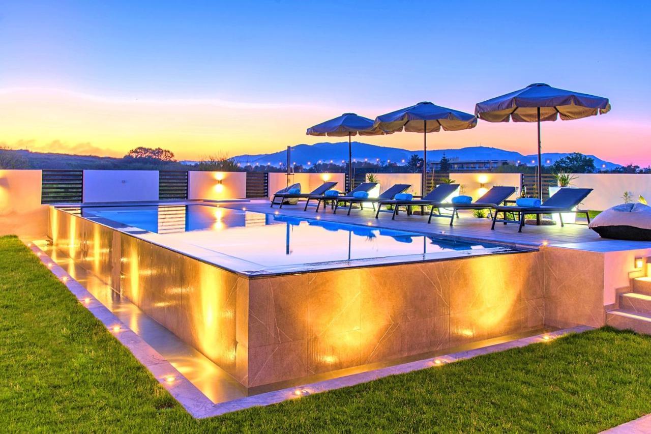Solaris Heated Pool & Jacuzzi Villa Georgioupoli