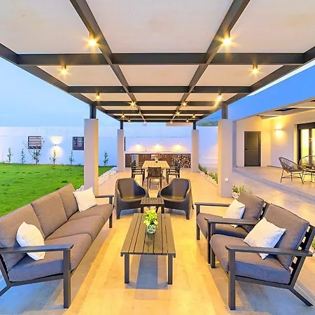Villa Solaris Heated Pool & Jacuzzi Georgioúpoli Extérieur photo